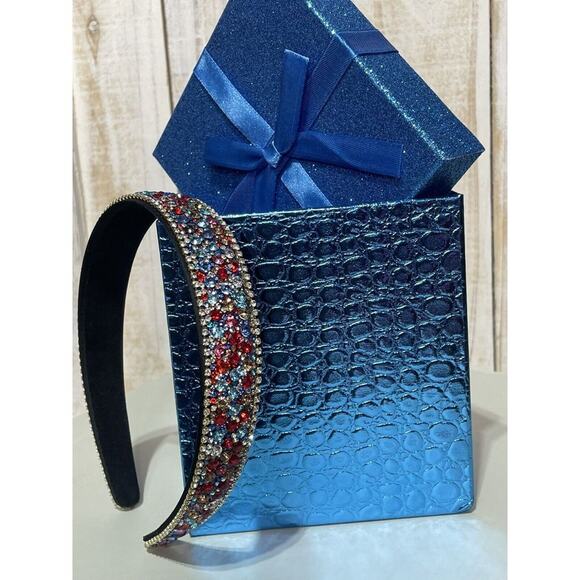 Sincerly‎ Jules Rainbow Rhinestone Head Band - Picture 2 of 5